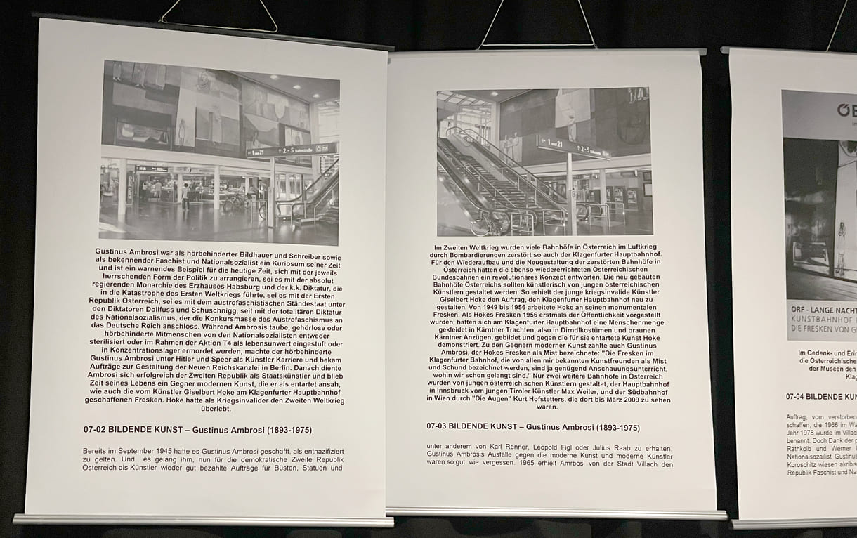 Thematische Text- und Foto-Plakate gegen Krieg - rechercheirt und gestaltet vom 