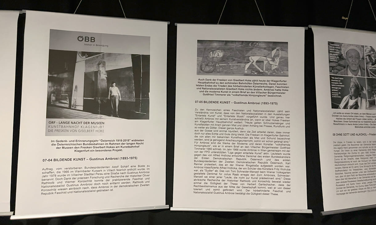Thematische Text- und Foto-Plakate gegen Krieg - rechercheirt und gestaltet vom 