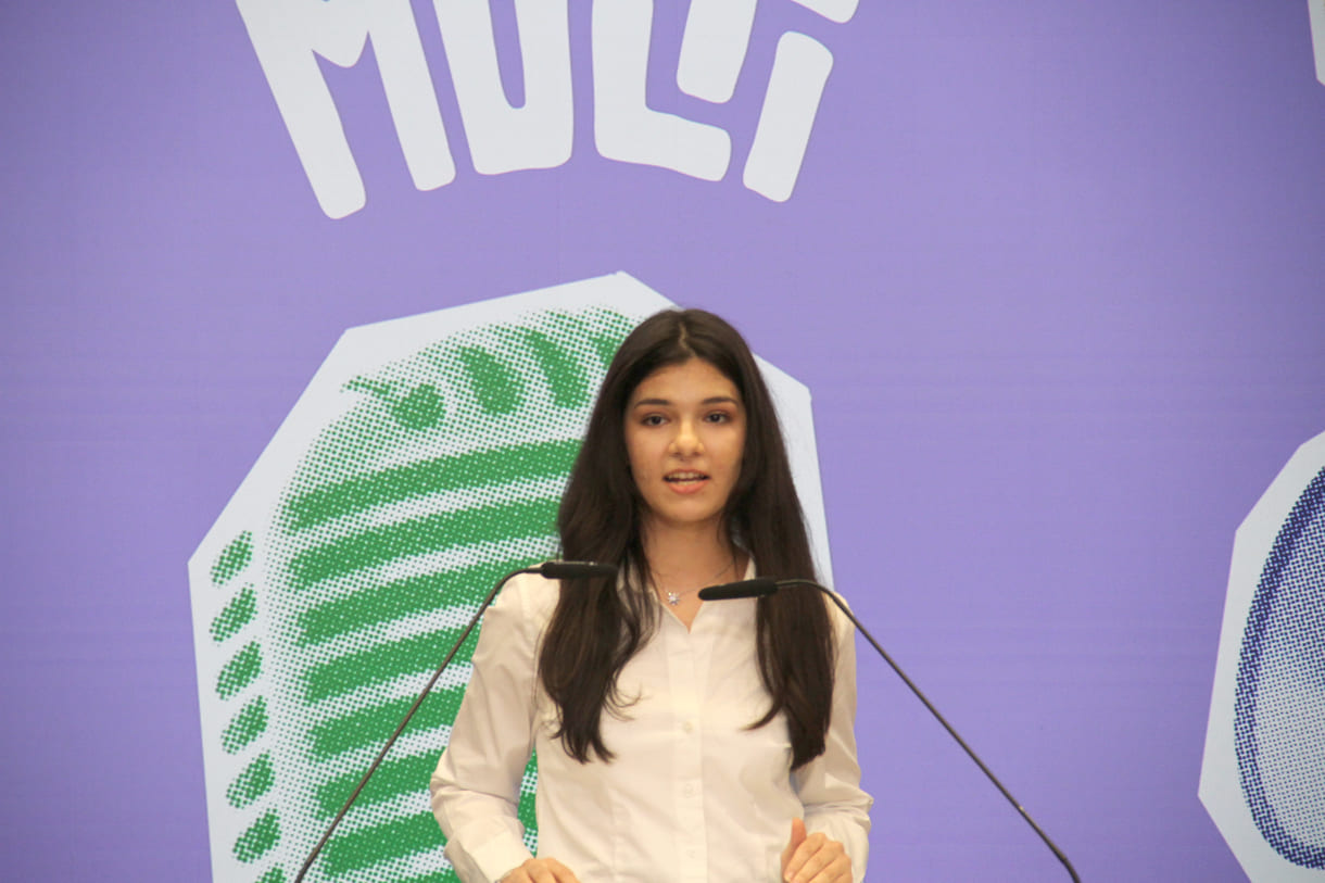 Asya Sen (HTL Rennweg) sprach Türkisch und natürlich Deutsch