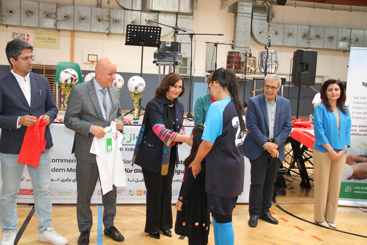 Auszeichnung für die besten Futsalspieler und -Teams
