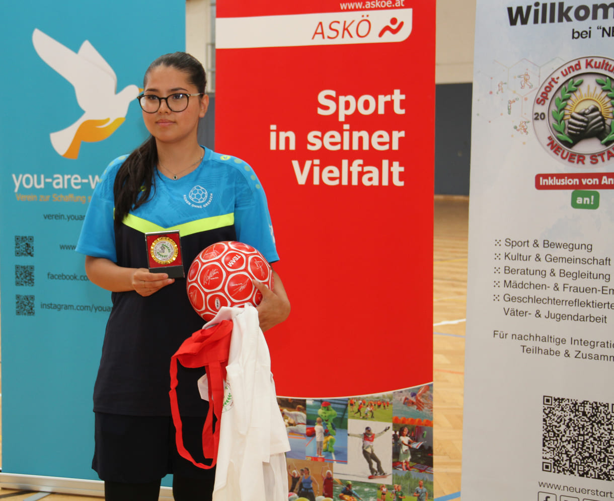 Auszeichnung für die besten Futsalspieler und -Teams