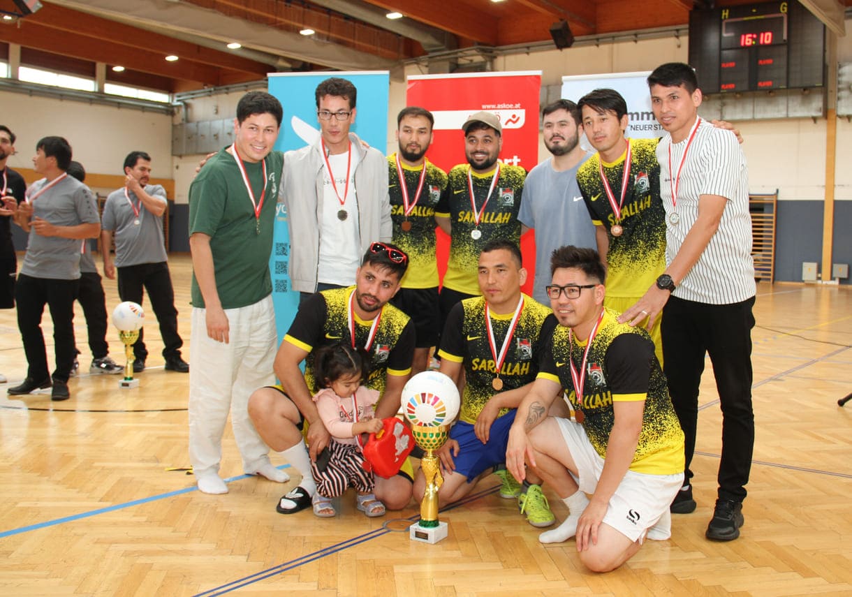 Auszeichnung für die besten Futsalspieler und -Teams