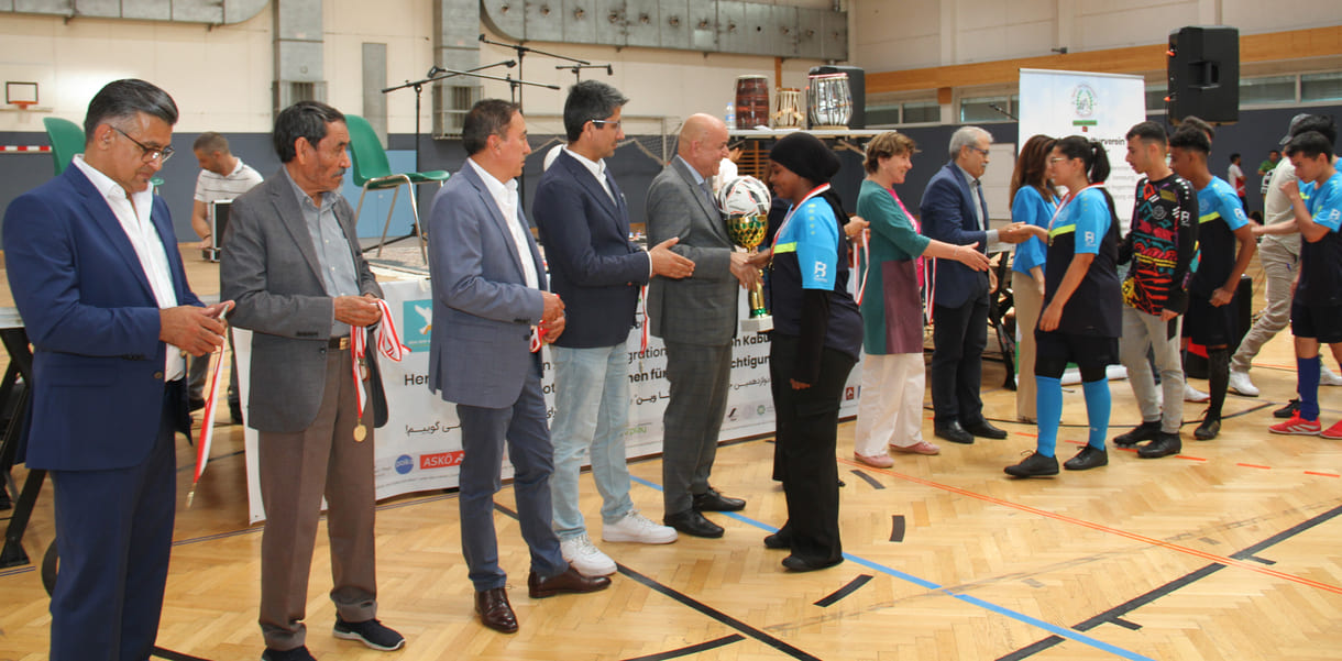 Auszeichnung für die besten Futsalspieler und -Teams