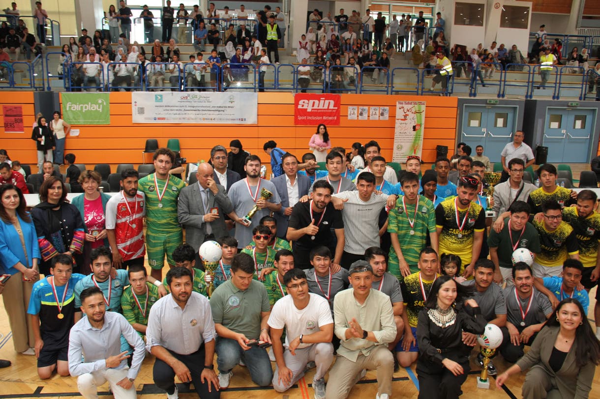 Auszeichnung für die besten Futsalspieler und -Teams