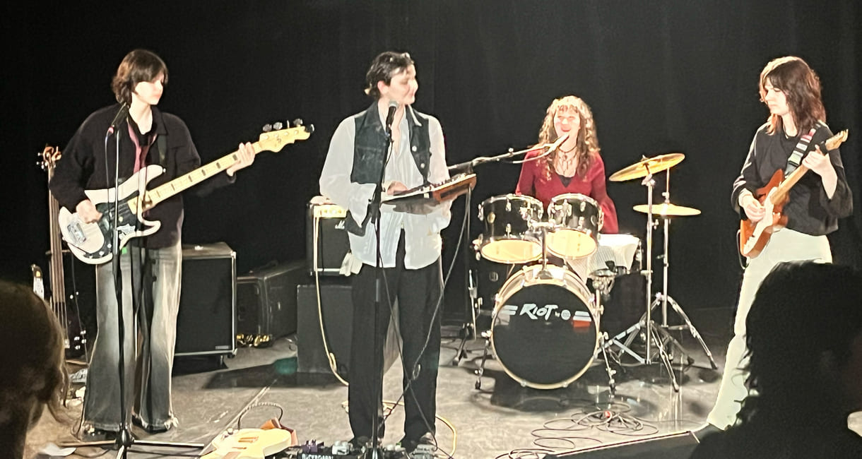 Auftritt der Band 