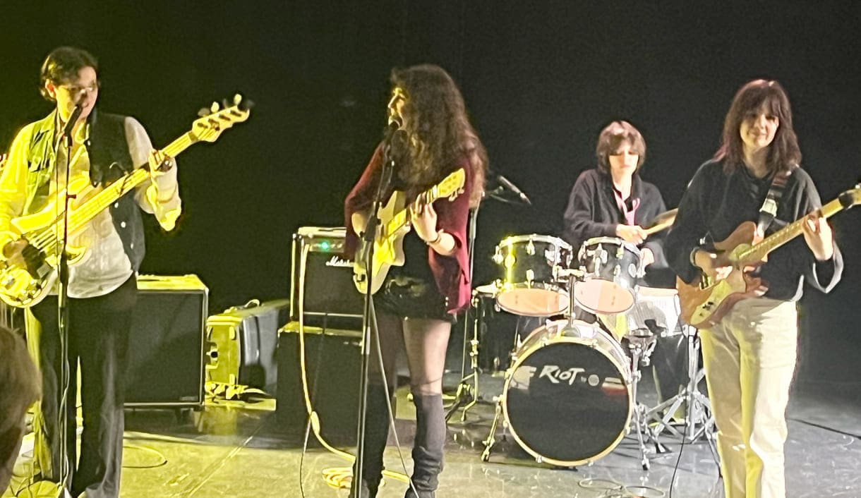 Auftritt der Band 