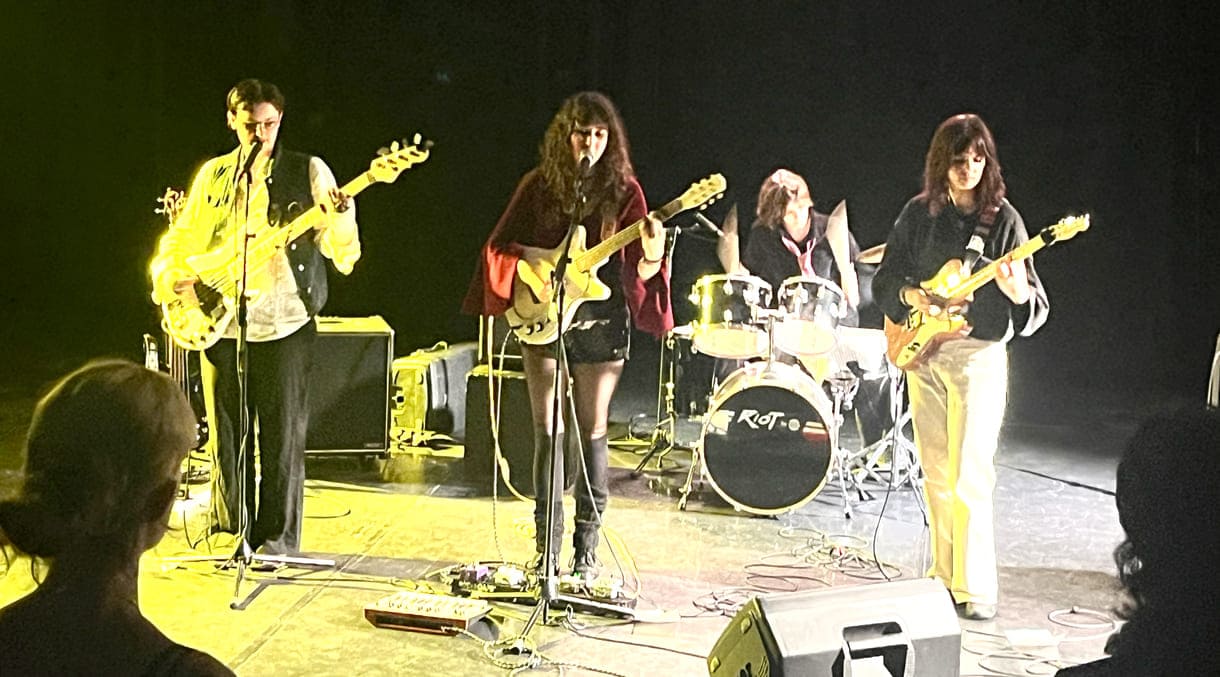 Auftritt der Band 