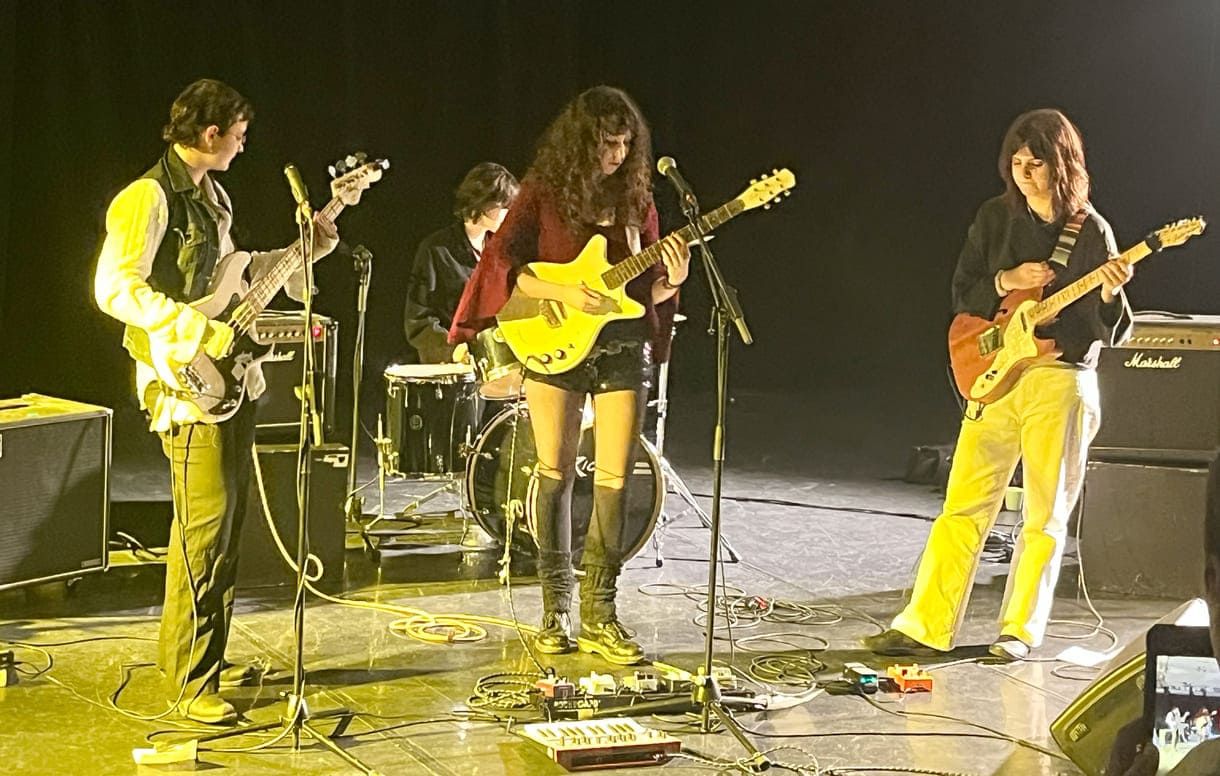 Auftritt der Band 