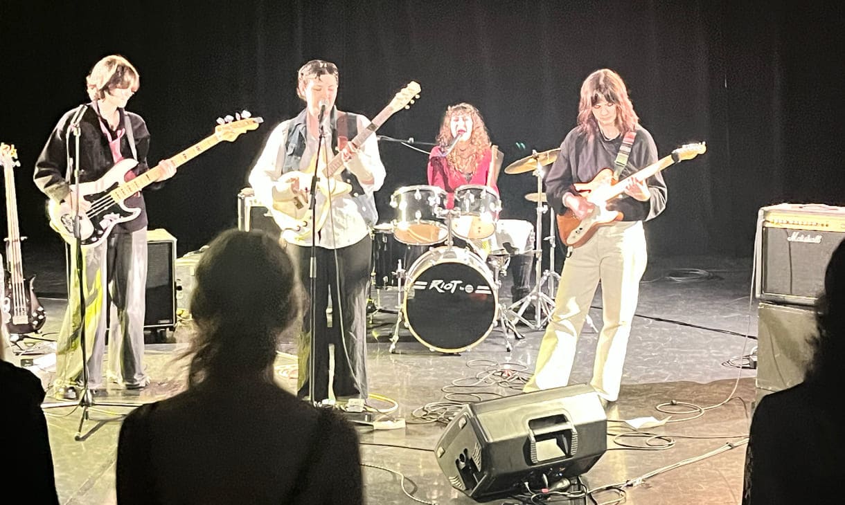 Auftritt der Band 