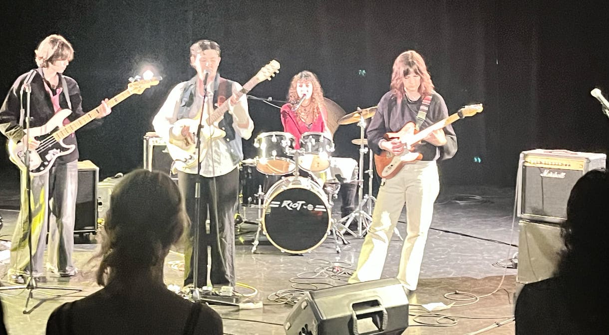 Auftritt der Band 