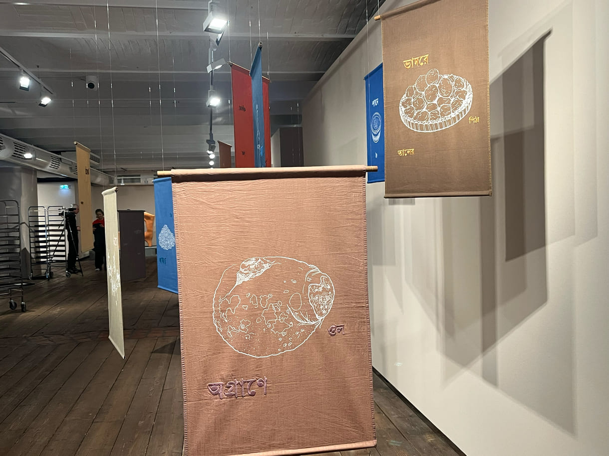 Werke aus der Gemeinschafts-Aussteelung im Kunsthaus Wien