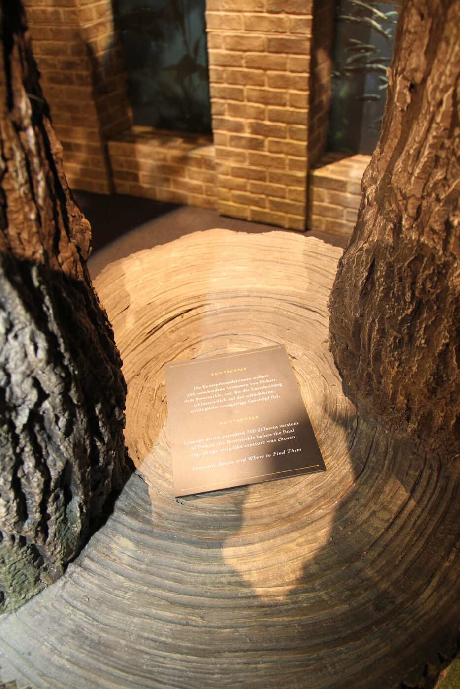 Detialansich eines der kunstvoll gefertigten Zauberwald-Bäume