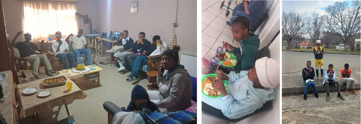 Montage von Fotos aus Südafrika - von Jasmin's Hope Home