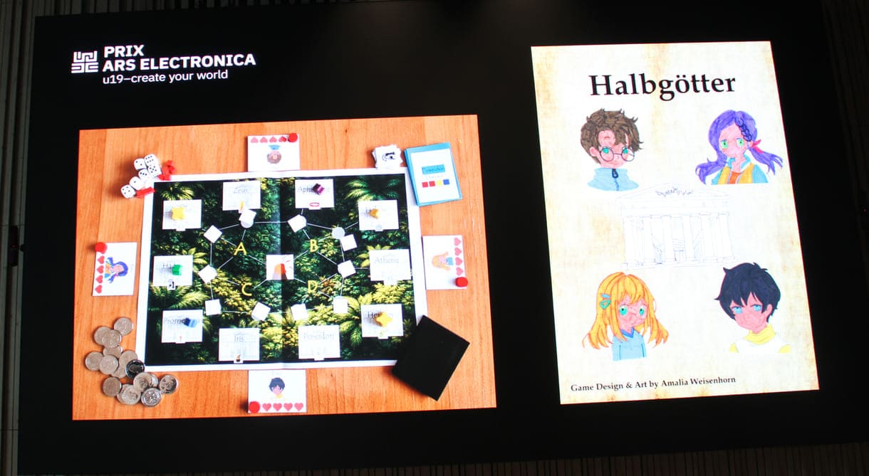 U10-Hauptpreis für das Brettspiel "Halbgötter"