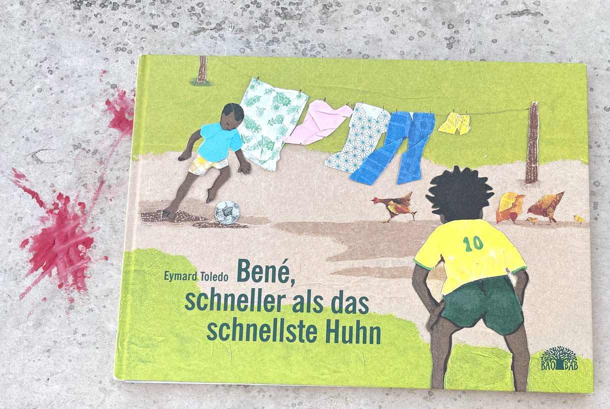 („Bené, schneller als das schnellste Huhn“ von Eymard Toledo, Verlag BaoBab