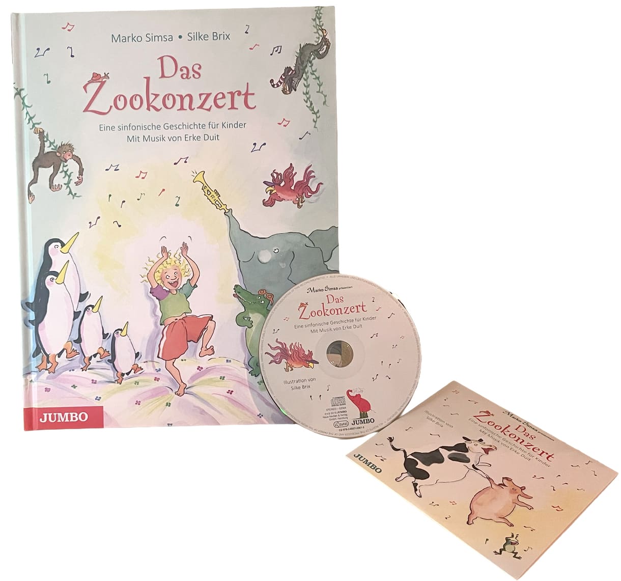 Titel des Bilderbuchs + CD + CD-Hülle von 