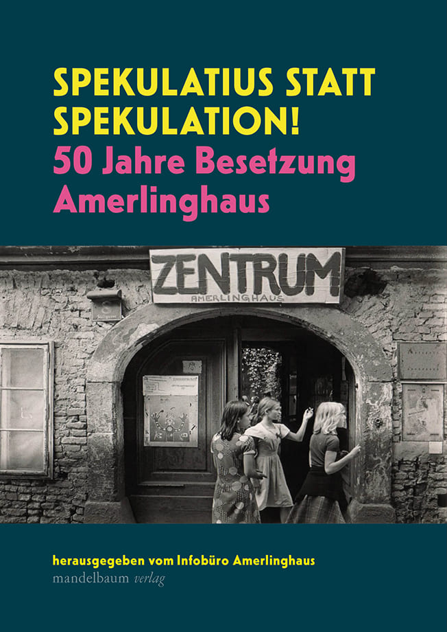 Titelseite des Buchs über 50 Jahre Amerlinghaus