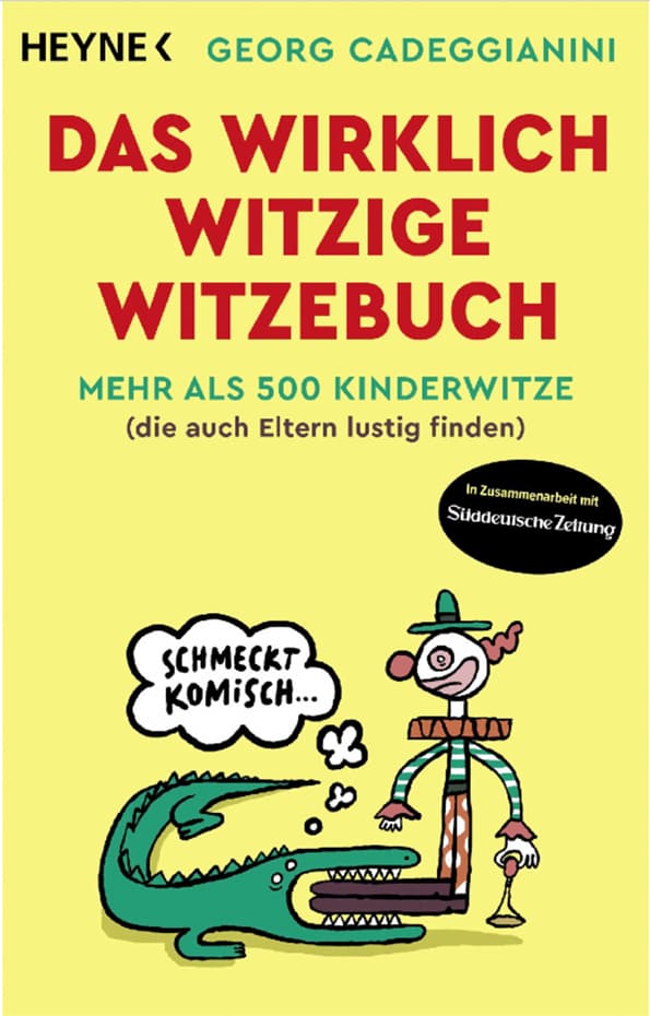 Titelseite des bebilderten Witzebuches/ Wilhelm Heyne Verlag München