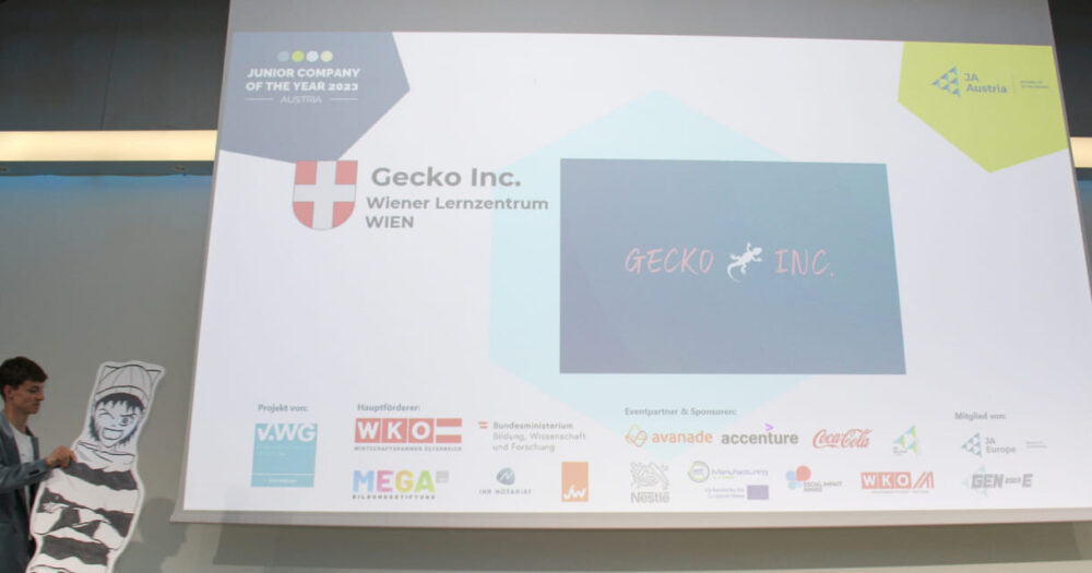 Bühnen-Präsentation von Gecko Inc.