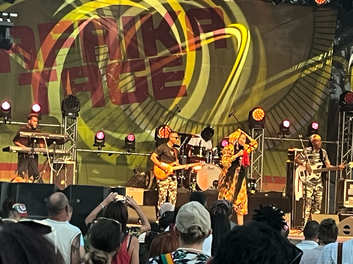 Umjubelter Auftritt von Nkulee Dube und Band