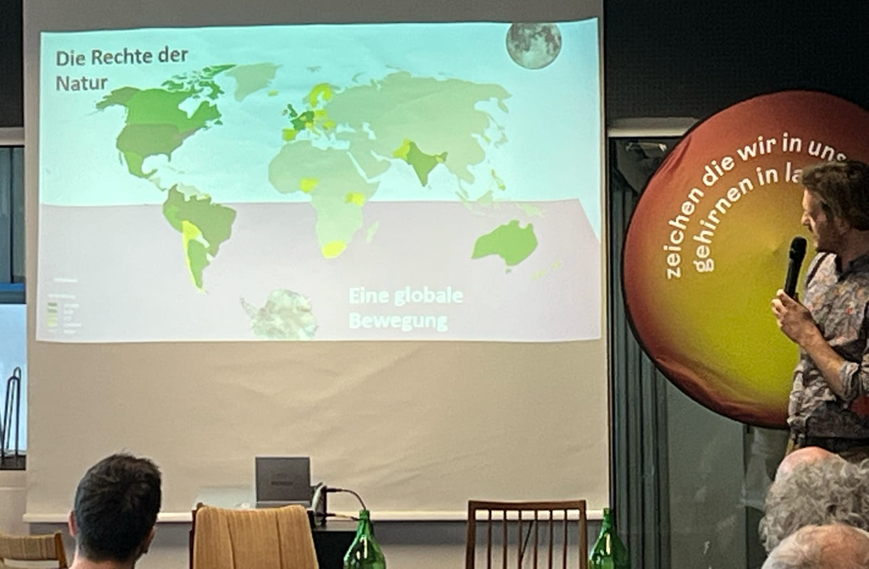 Weltkarte der Initiativen wo Natur eigenständige Rechte zuerkannt wurden / werden