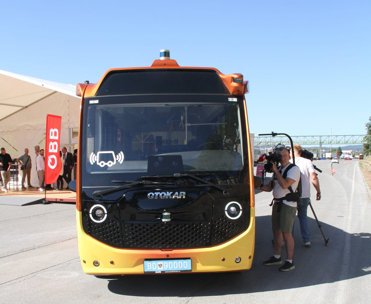 Der vollelektrische Autonomous e-CENTRO C von Otokar als ÖBB Postbus Pilotfahrzeug demnächst beim Forum Alpbach im Einsatz