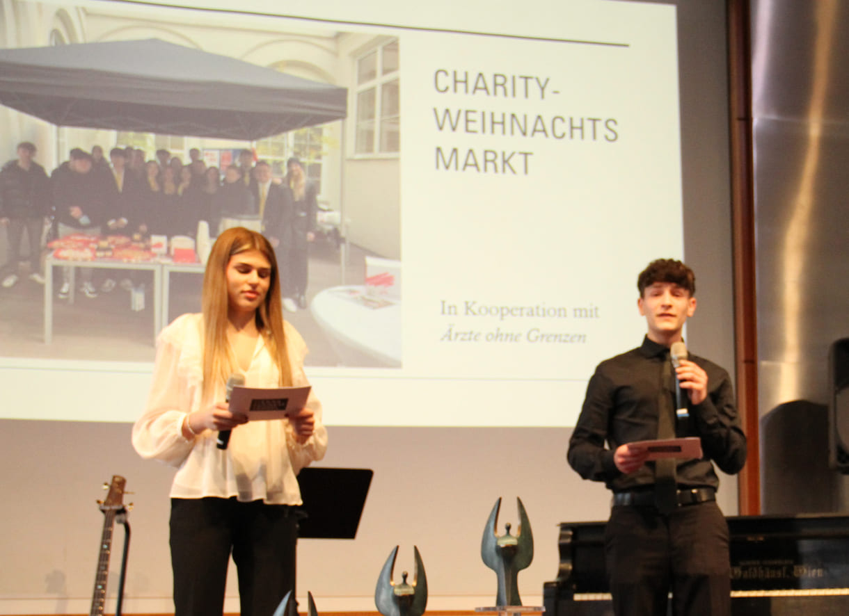 Vorstellung des Projekts Charity Weihnachtsmarkt