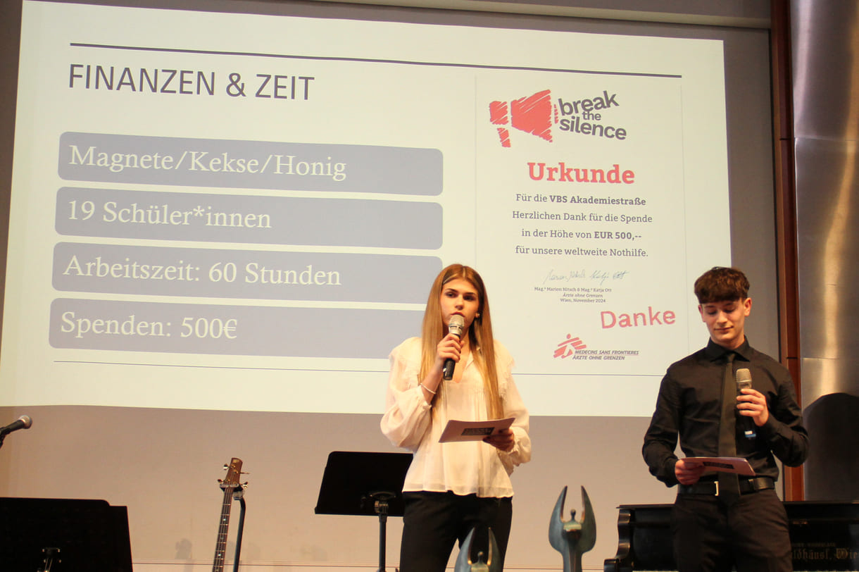 Vorstellung des Projekts Charity Weihnachtsmarkt