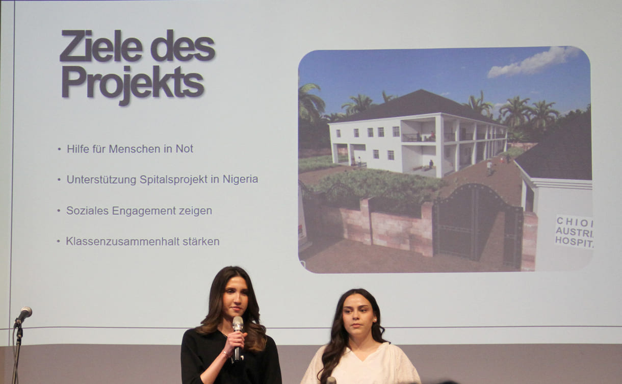 Projektpräsentation Spenden für das Spitalsprojekt Chioma im Südosten Nigerias