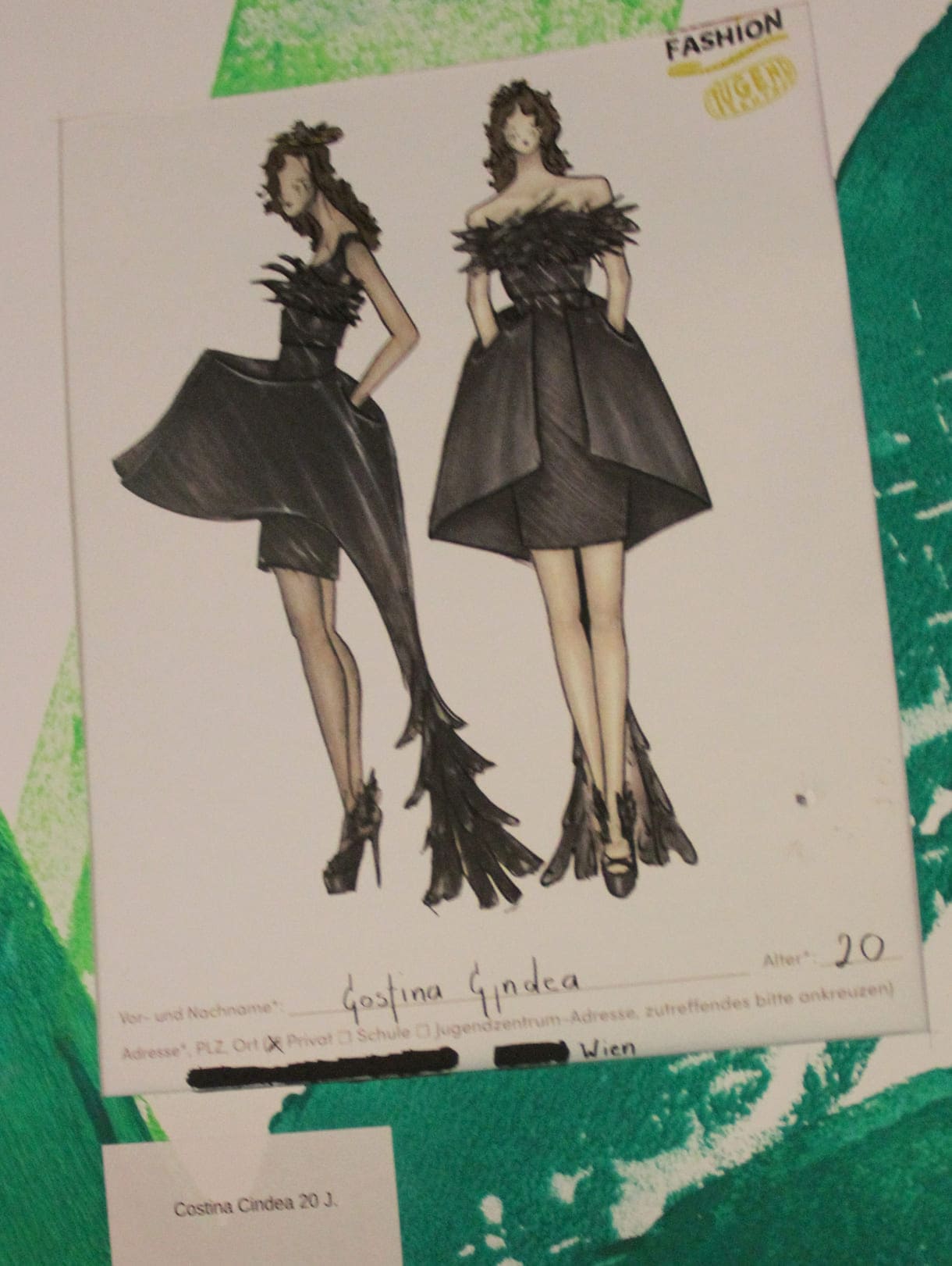 Entwurf von Costina Cindea, 20