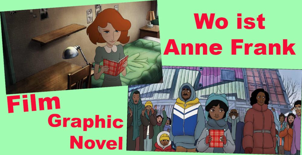 Bildmontage aus einem Standbild des Animationsfilms und einem Bild aus der Graphic Novel 