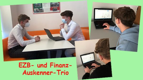 Bildmontage aus drei Fotos mit Jugendlichen und Laptops