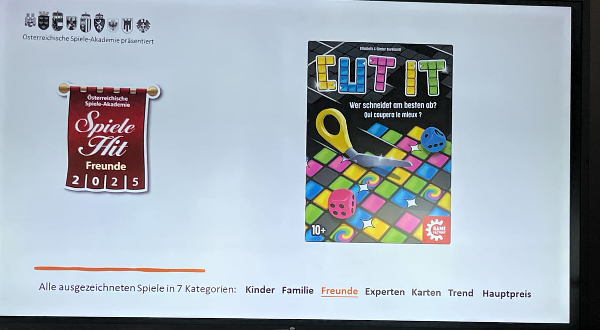 Spiel für Freund:innen: Cut it!
