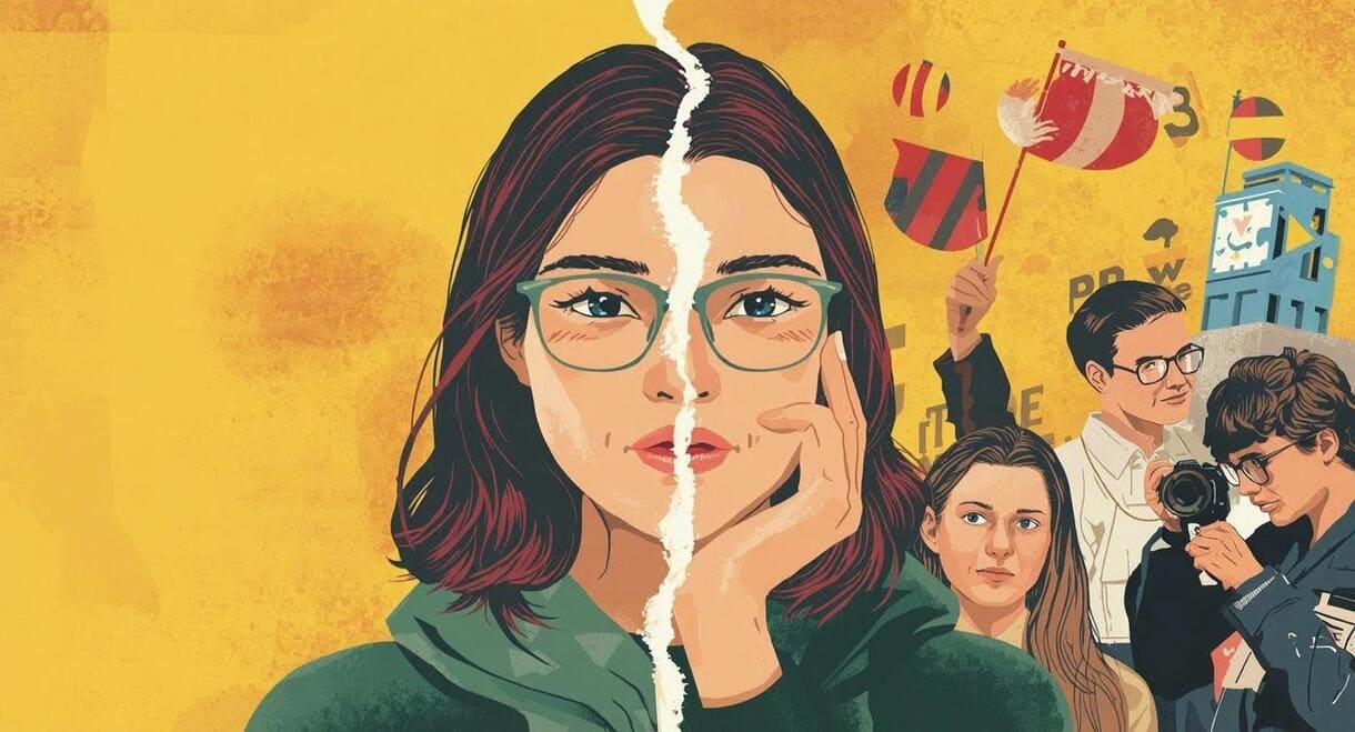 KI-generierte Illustration - Canva - auf der Basis einer Kürzestzusammenfassung des KiJuKU-Artikels von der KI Claude (Anthropic)