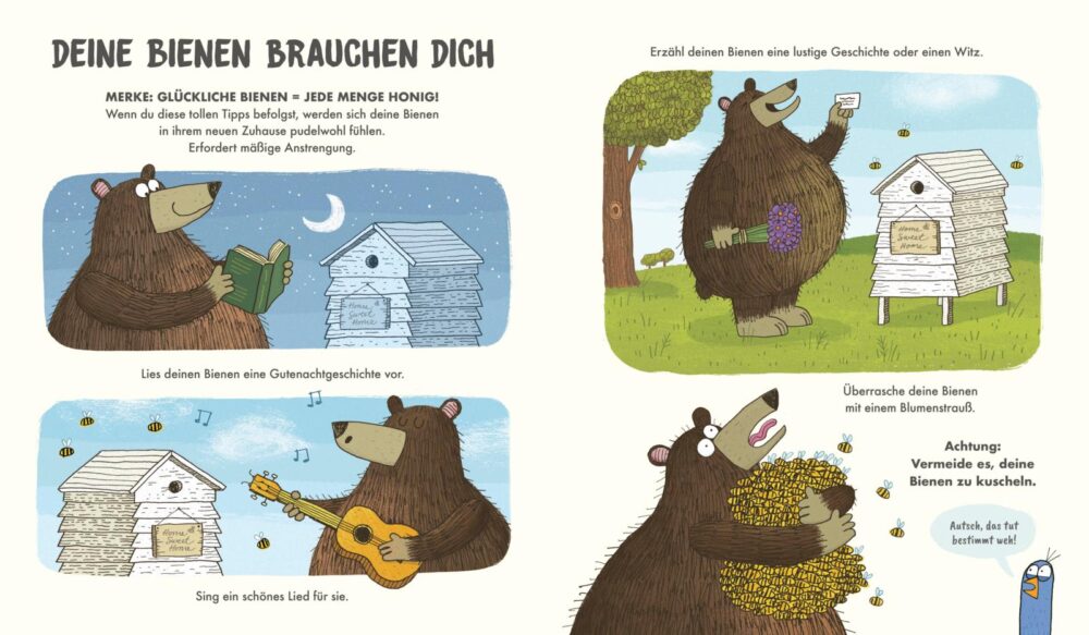 Bilderbuch "Was Bären über Bienen wissen (müssen)