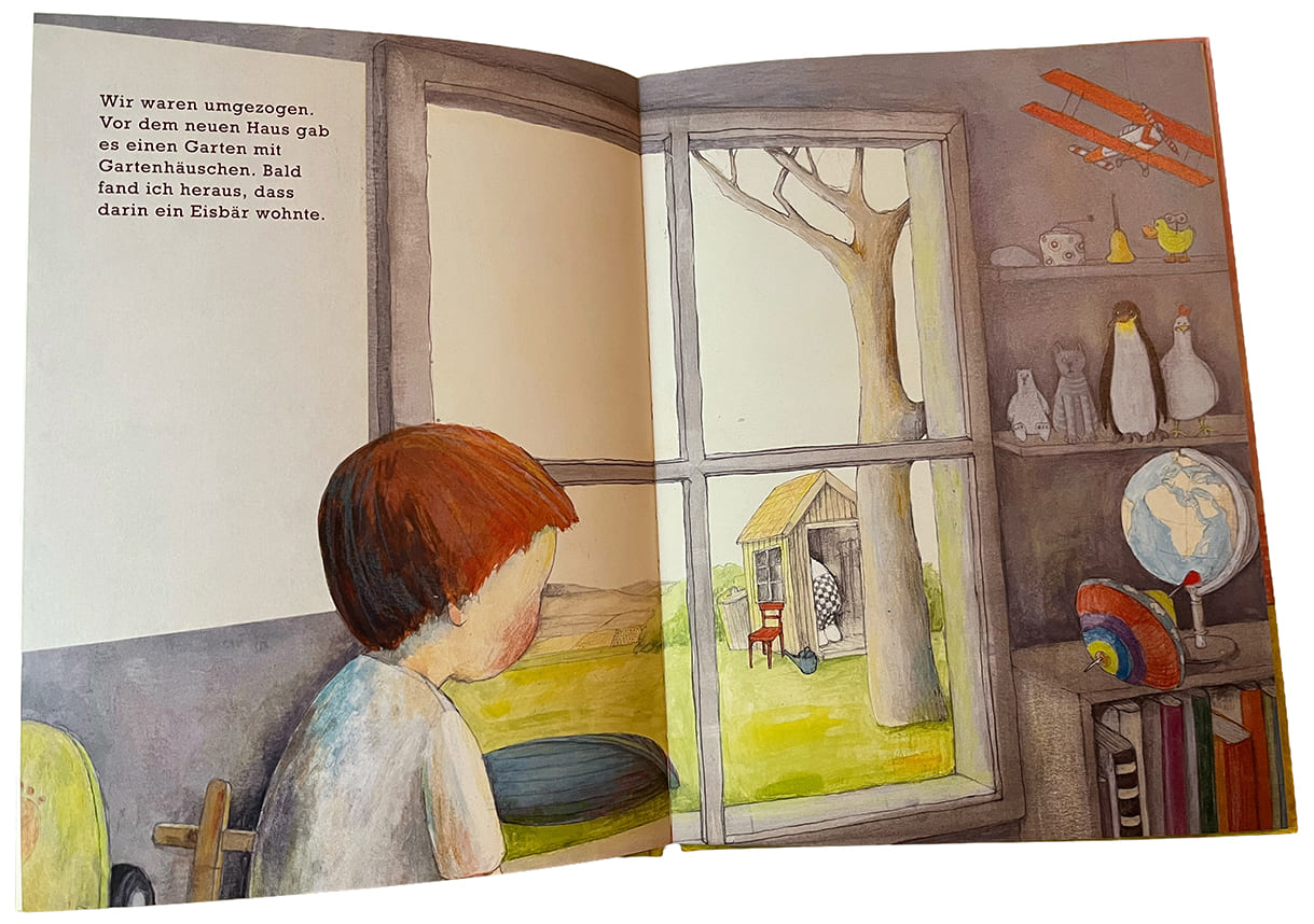 Doppelseite aus dem Bilderbuch "Das Glück ist ein Punkt"