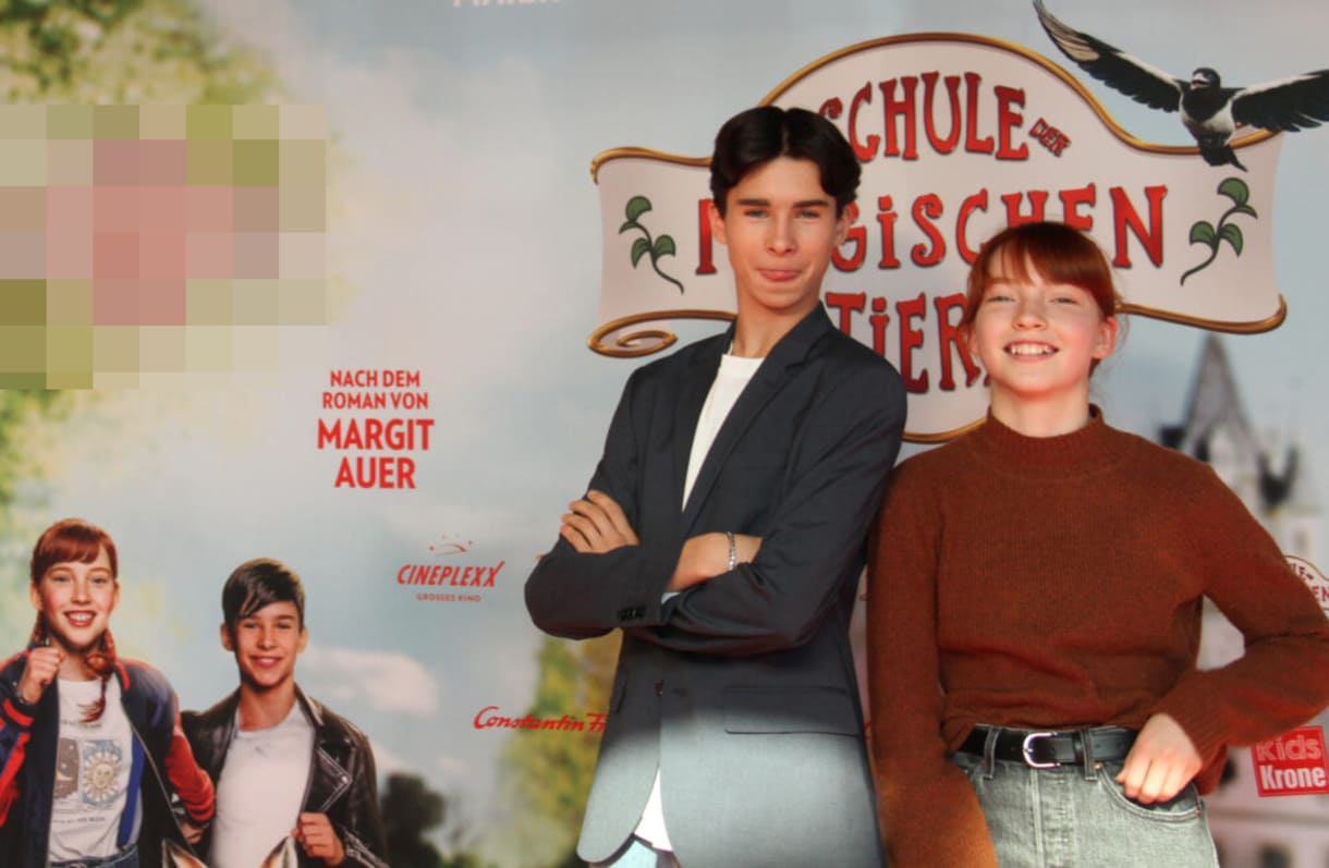 Junge Hauptdarsteller:innen und andere Mitwirkende am Film 