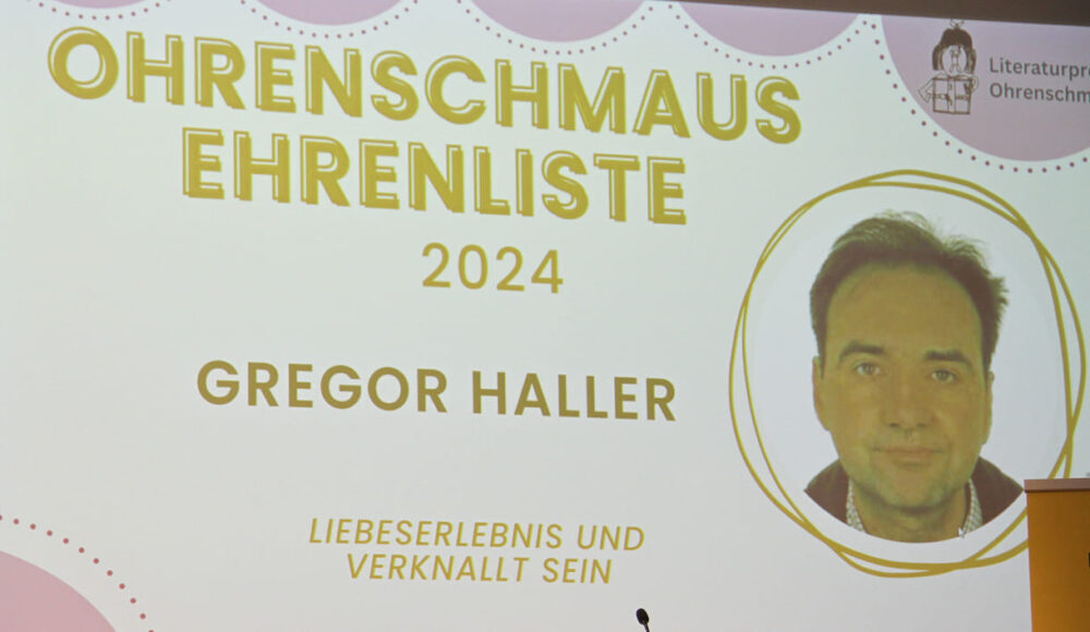 Ehrenlistenpreis für Gregor Haller