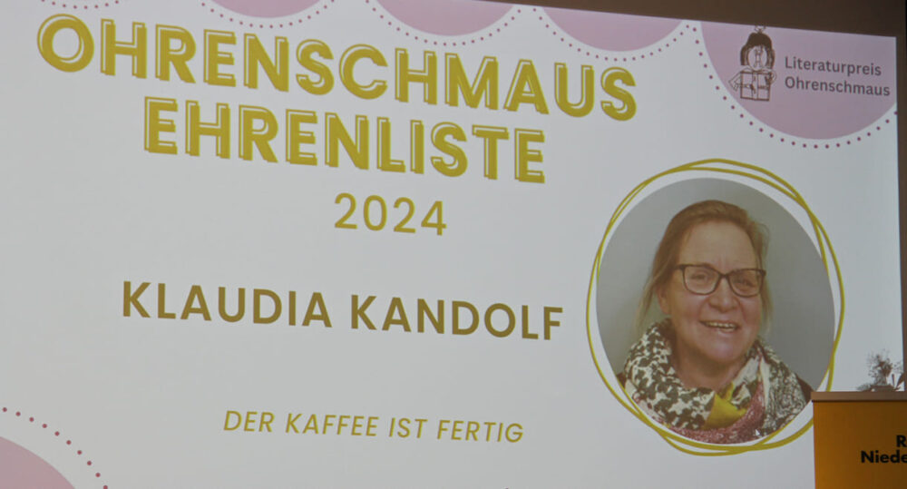 Ehrenlistenpreis für Klaudia Kandolf