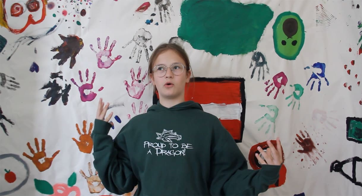 Sophia im Video-Interview (Screenshot)