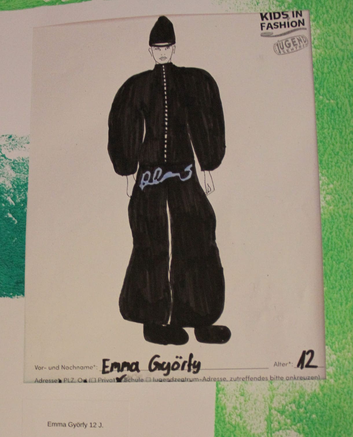 Entwurf von Emma Györfy, 12