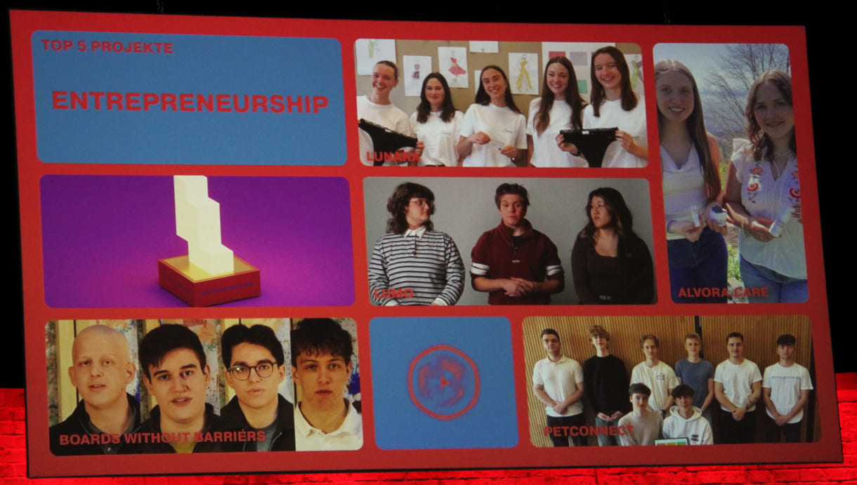 Fotos aller fünf Entrepreneuership-Finalist:innen