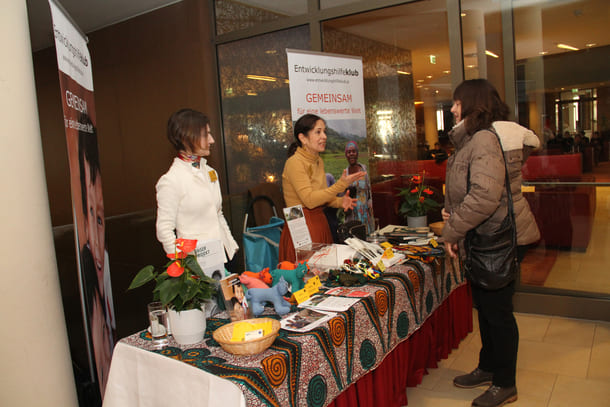Stand des Entwicklungshilfeklubs