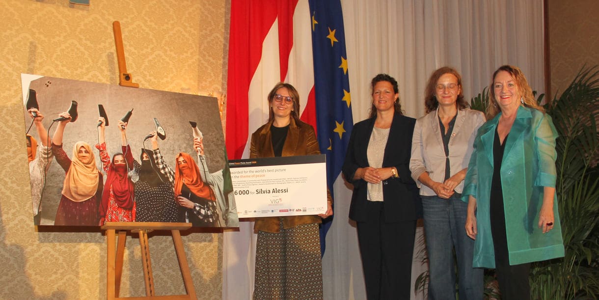 Preisverleihung an Silvia Alessi