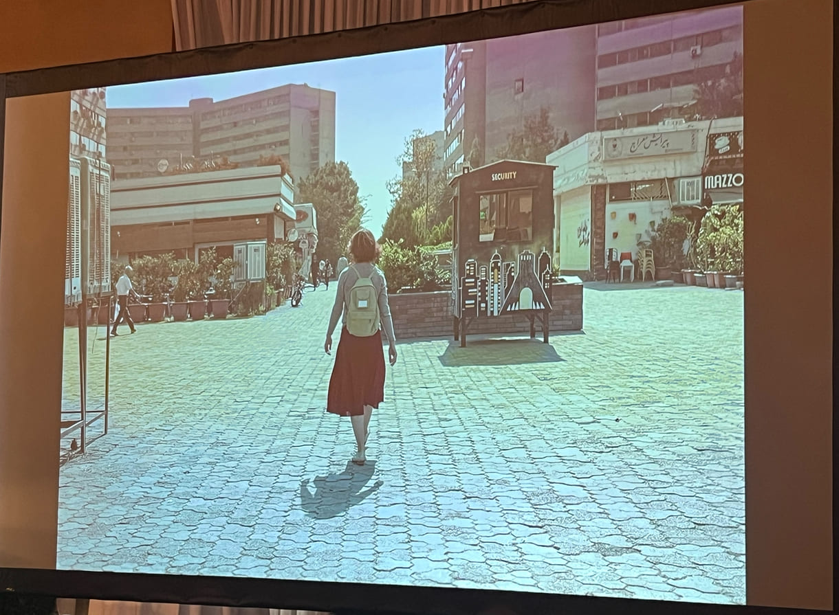 Präsentation der Fotos der Preisträgerin Fereshteh Eslahi mit dem Titel 