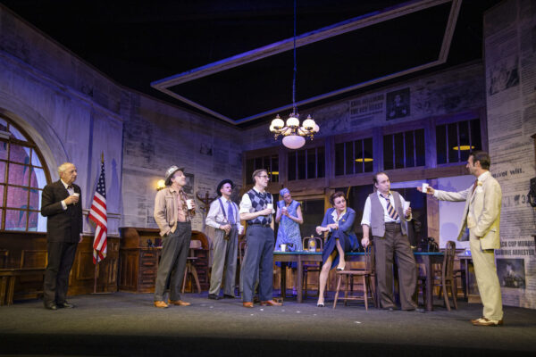 Szenenfoto aus "Extrablatt! Extrablatt" vom Theater zum Fürchten / Theater Scala