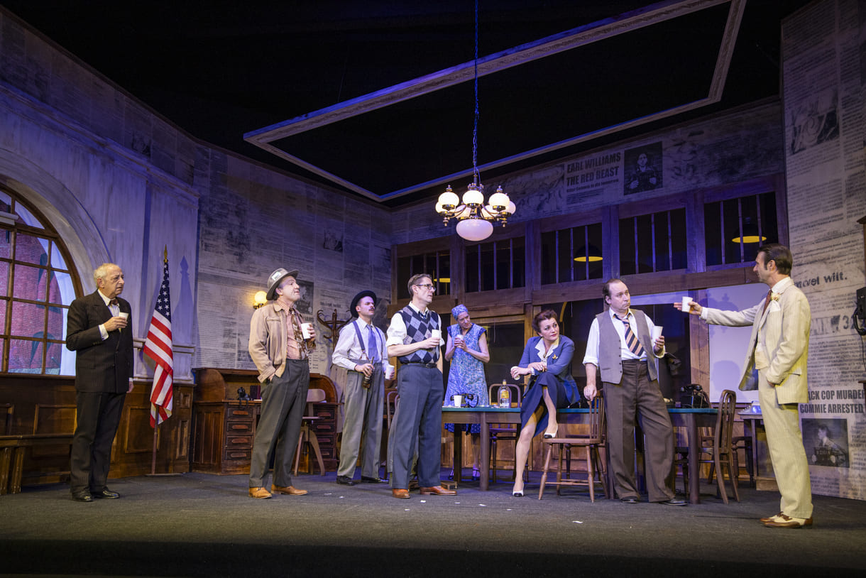 Szenenfoto aus "Extrablatt! Extrablatt" vom Theater zum Fürchten / Theater Scala