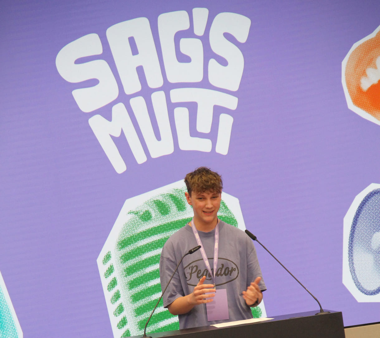 Fabian Christ (HTL Rennweg) mit Englisch und klarerweise Deutsch