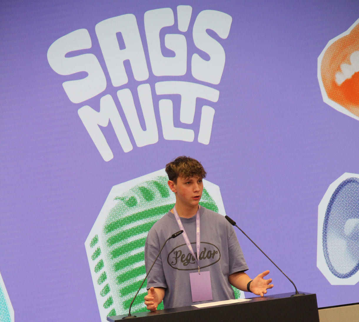 Fabian Christ (HTL Rennweg) mit Englisch und klarerweise Deutsch