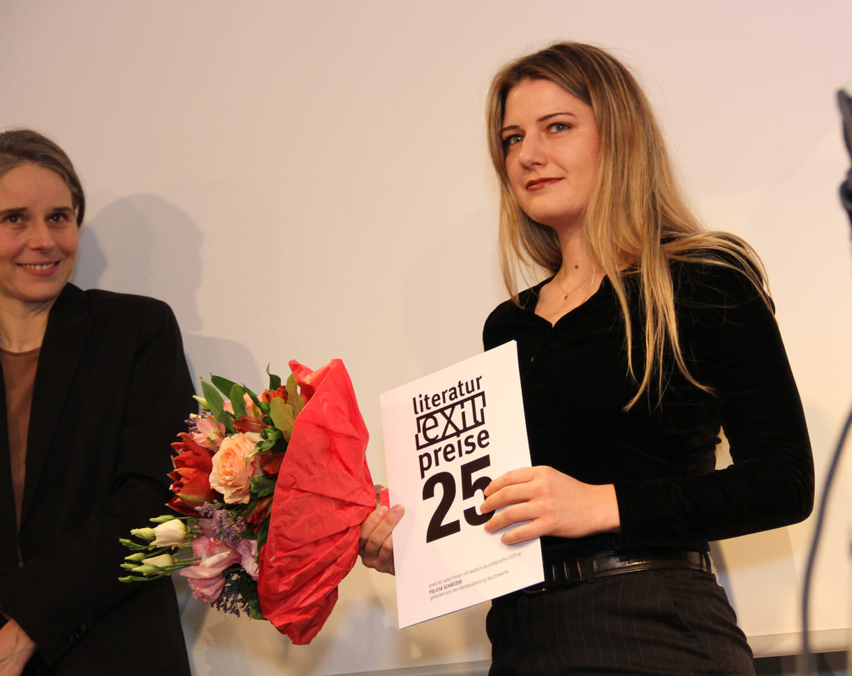 Preisträgerin Felicia Schätzer